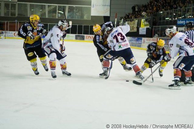 Photo hockey match Strasbourg  - Grenoble  le 18/10/2008