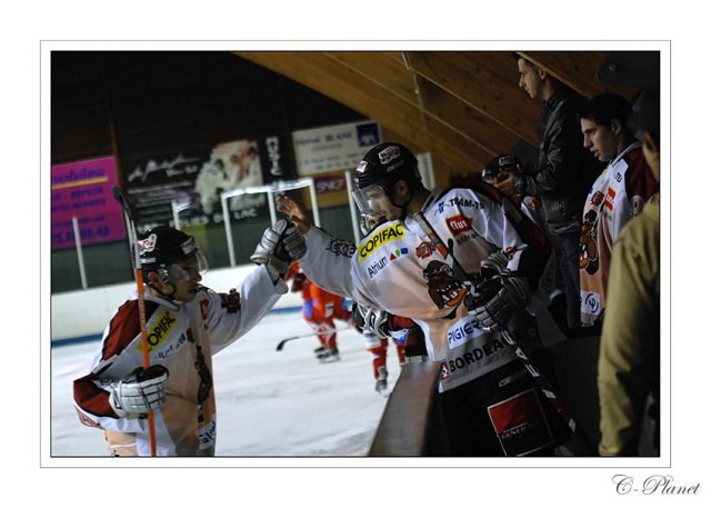 Photo hockey match Valence - Bordeaux le 18/10/2008