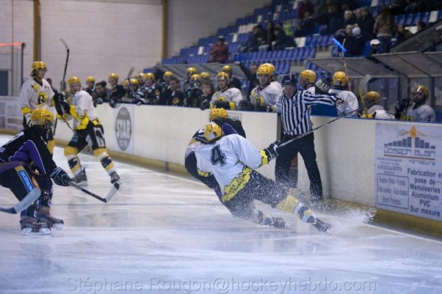 Photo hockey match Aubagne - Roanne le 10/12/2011