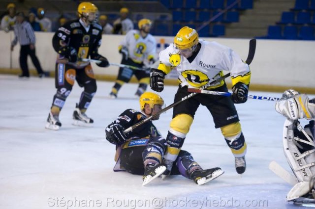 Photo hockey match Aubagne - Roanne le 10/12/2011
