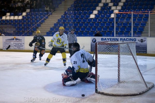Photo hockey match Aubagne - Roanne le 10/12/2011