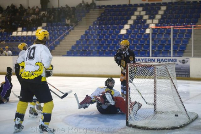 Photo hockey match Aubagne - Roanne le 10/12/2011