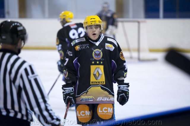 Photo hockey match Aubagne - Roanne le 10/12/2011