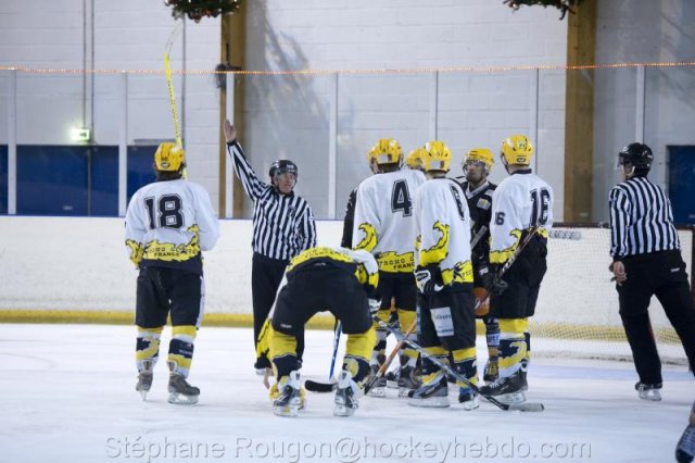 Photo hockey match Aubagne - Roanne le 10/12/2011