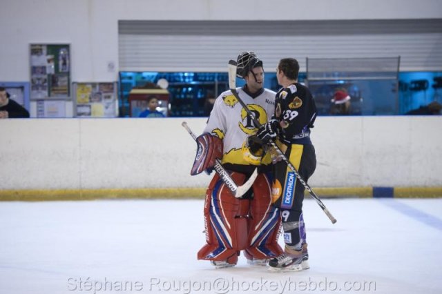 Photo hockey match Aubagne - Roanne le 10/12/2011