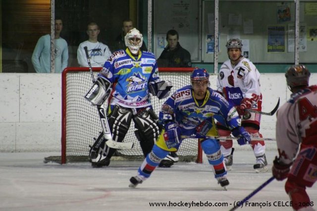 Photo hockey match Gap  - Annecy le 18/10/2008