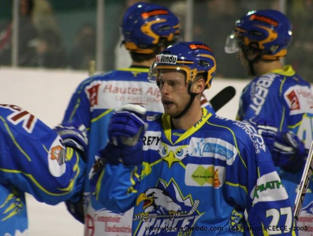 Photo hockey match Gap  - Annecy le 18/10/2008