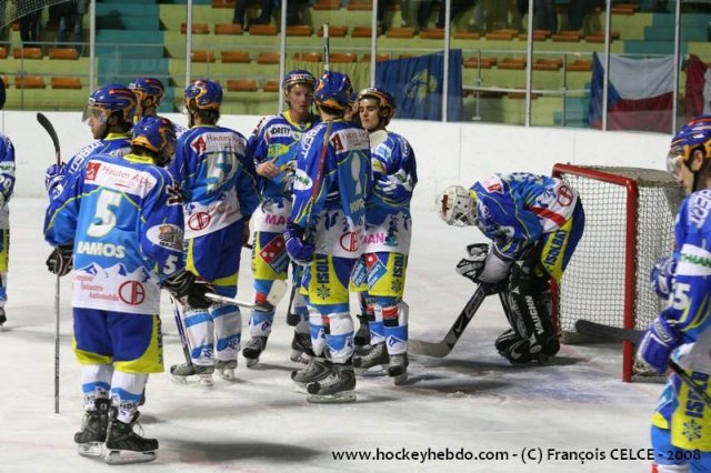 Photo hockey match Gap  - Annecy le 18/10/2008
