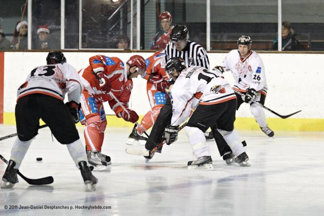 Photo hockey match Valence - Toulouse-Blagnac le 23/12/2011