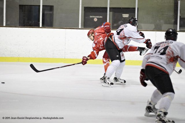 Photo hockey match Valence - Toulouse-Blagnac le 23/12/2011