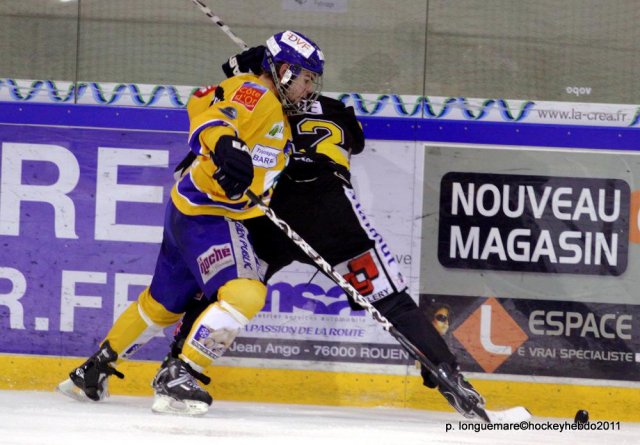 Photo hockey match Rouen - Dijon  le 26/12/2011