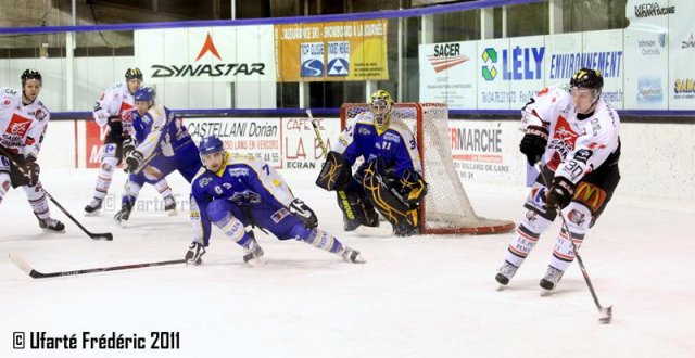 Photo hockey match Villard-de-Lans - Amiens  le 30/12/2011