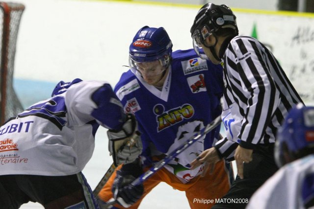 Photo hockey reportage D2 : Clermont  /  Mont Blanc 2