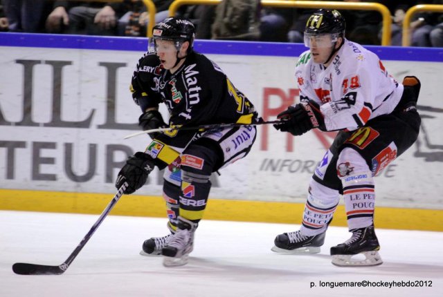 Photo hockey match Rouen - Amiens  le 08/01/2012