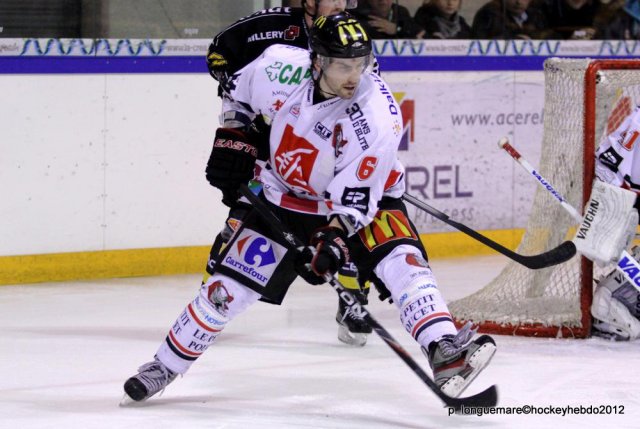 Photo hockey match Rouen - Amiens  le 08/01/2012