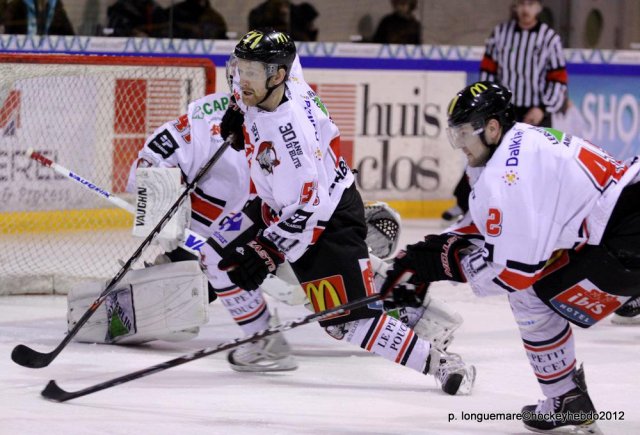 Photo hockey match Rouen - Amiens  le 08/01/2012
