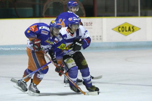 Photo hockey reportage D2 : Clermont  /  Mont Blanc 2