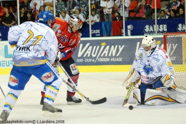 Photo hockey match Grenoble  - Villard-de-Lans le 21/10/2008