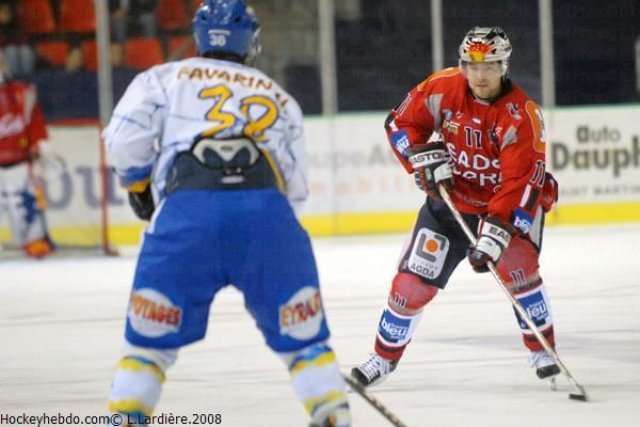 Photo hockey match Grenoble  - Villard-de-Lans le 21/10/2008