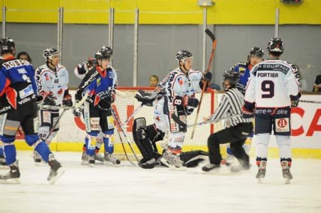 Photo hockey match Caen  - Angers  le 21/10/2008