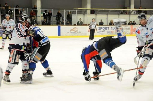 Photo hockey match Caen  - Angers  le 21/10/2008