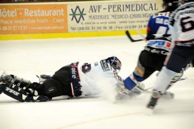 Photo hockey match Caen  - Angers  le 21/10/2008