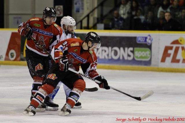 Photo hockey match Mulhouse - Reims le 04/02/2012