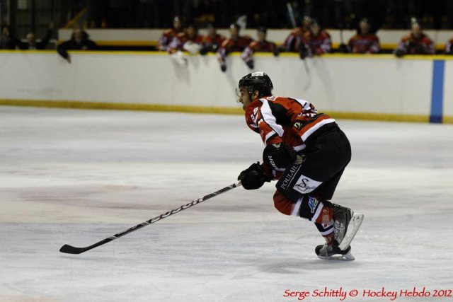 Photo hockey match Mulhouse - Reims le 04/02/2012