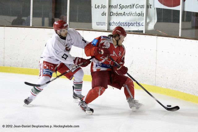 Photo hockey match Valence - Anglet le 11/02/2012