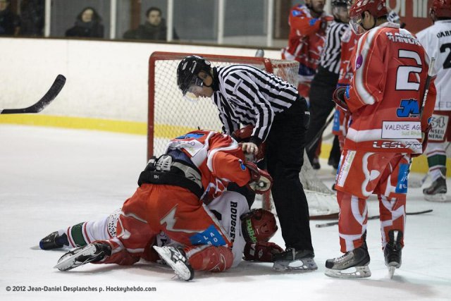 Photo hockey match Valence - Anglet le 11/02/2012