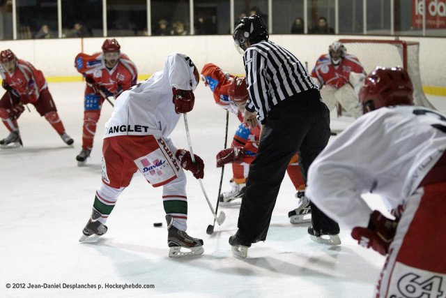 Photo hockey match Valence - Anglet le 11/02/2012