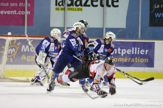 Photo hockey match Montpellier  - Mulhouse le 11/02/2012