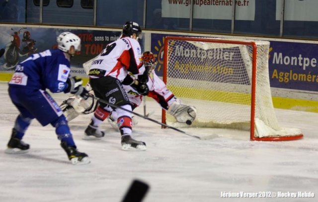 Photo hockey match Montpellier  - Mulhouse le 11/02/2012