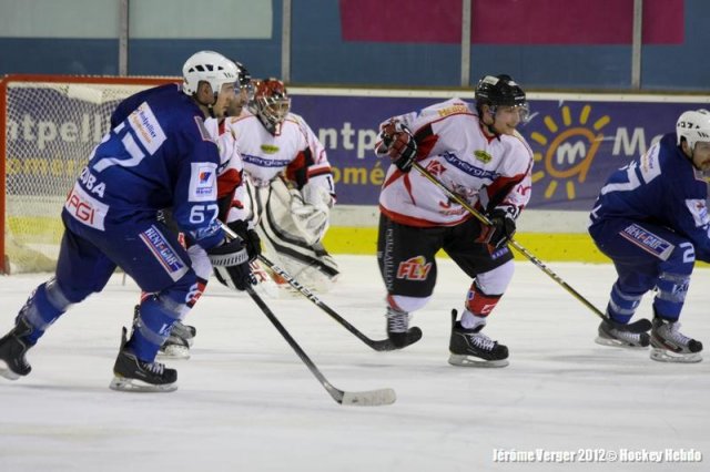 Photo hockey match Montpellier  - Mulhouse le 11/02/2012