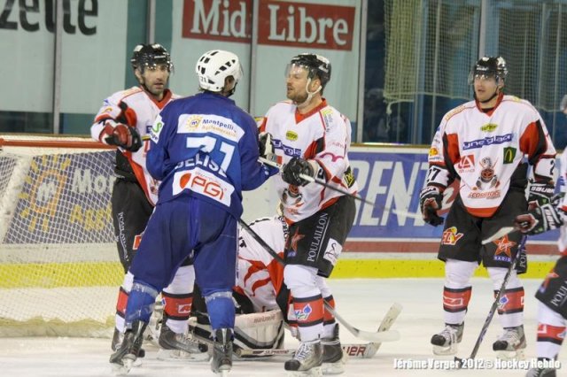 Photo hockey match Montpellier  - Mulhouse le 11/02/2012