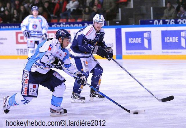 Photo hockey match Grenoble  - Angers  le 17/02/2012