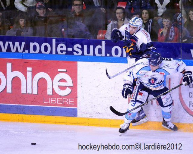 Photo hockey match Grenoble  - Angers  le 17/02/2012