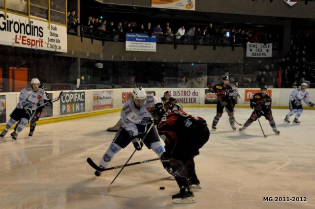 Photo hockey match Bordeaux - Montpellier  le 18/02/2012