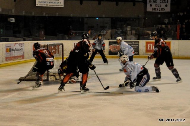 Photo hockey match Bordeaux - Montpellier  le 18/02/2012