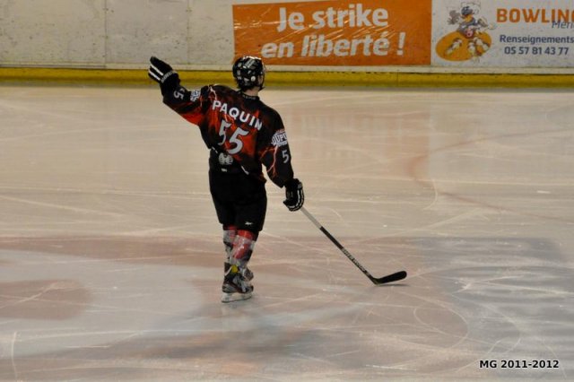 Photo hockey match Bordeaux - Montpellier  le 18/02/2012