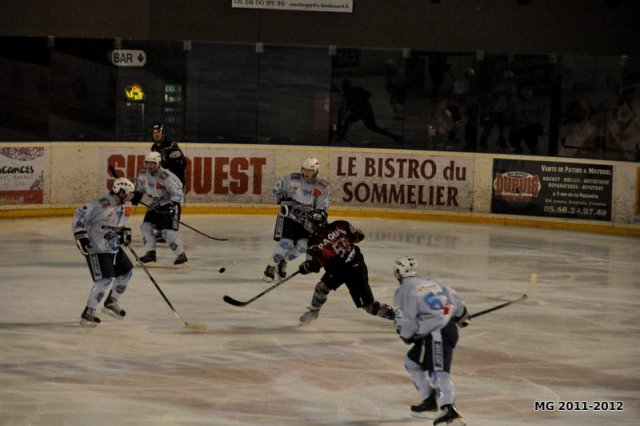 Photo hockey match Bordeaux - Montpellier  le 18/02/2012