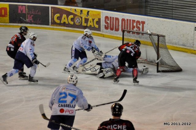 Photo hockey match Bordeaux - Montpellier  le 18/02/2012