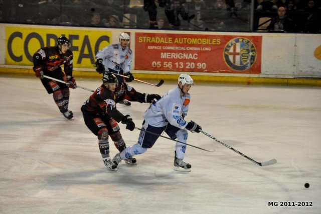 Photo hockey match Bordeaux - Montpellier  le 18/02/2012