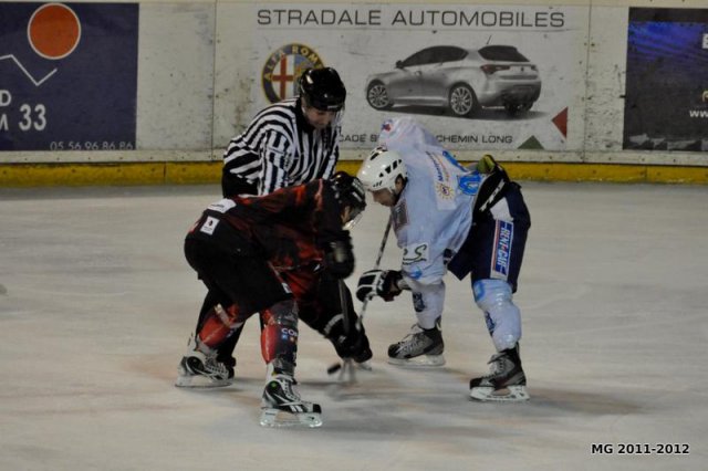 Photo hockey match Bordeaux - Montpellier  le 18/02/2012