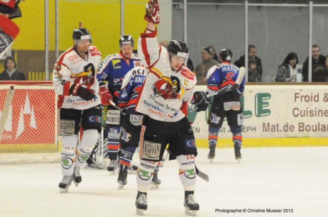 Photo hockey match Caen  - Morzine-Avoriaz le 19/02/2012