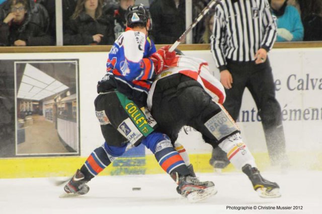 Photo hockey match Caen  - Morzine-Avoriaz le 19/02/2012