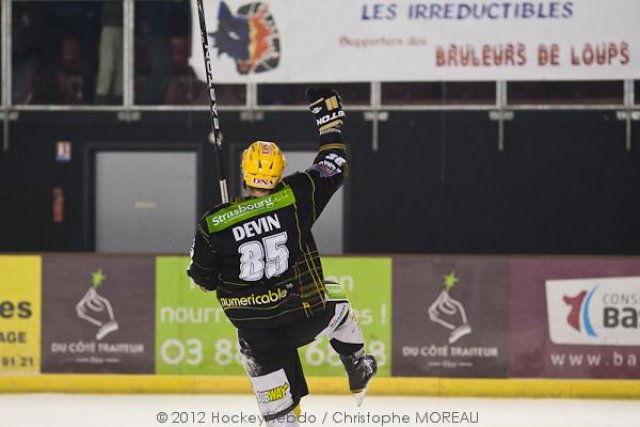 Photo hockey match Strasbourg  - Grenoble  le 19/02/2012