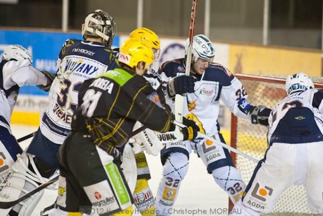 Photo hockey match Strasbourg  - Grenoble  le 19/02/2012
