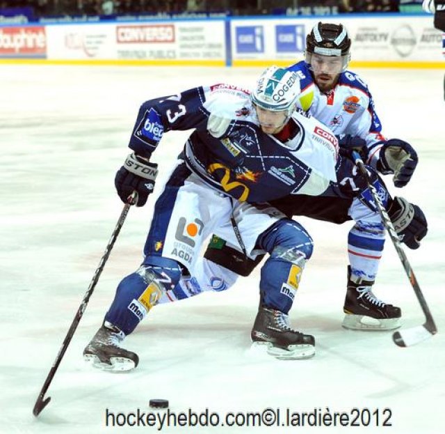 Photo hockey match Grenoble  - Caen  le 21/02/2012