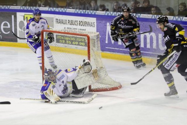 Photo hockey match Rouen - Villard-de-Lans le 21/02/2012